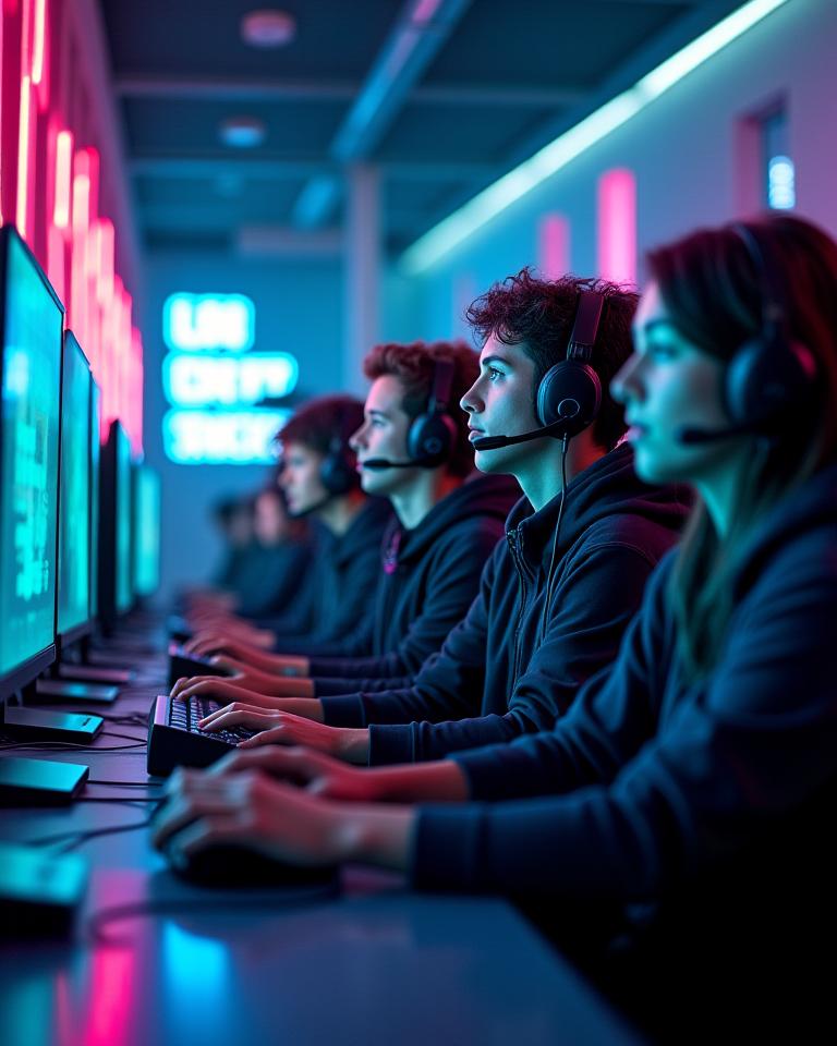Plataforma para academias de esports